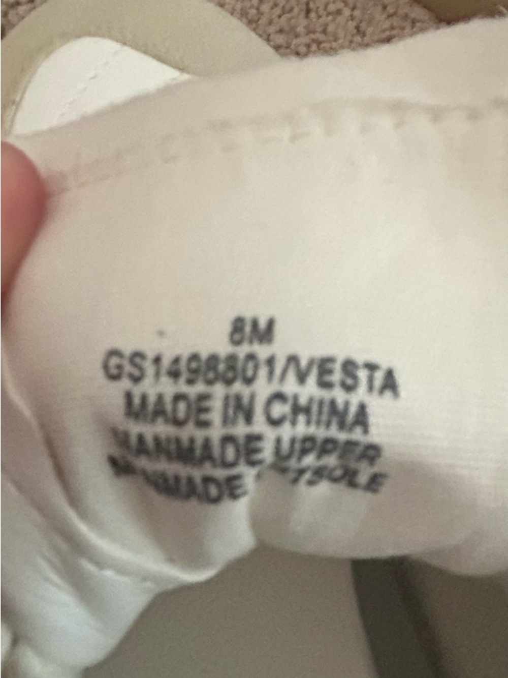 Women's MIA casual sneaker; white/cream; size 8 NWOT - Picture 5 of 6